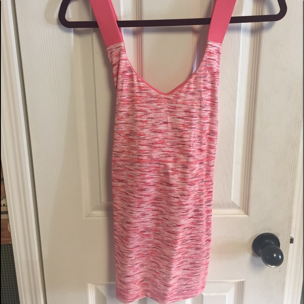Workout tank with built in bra.